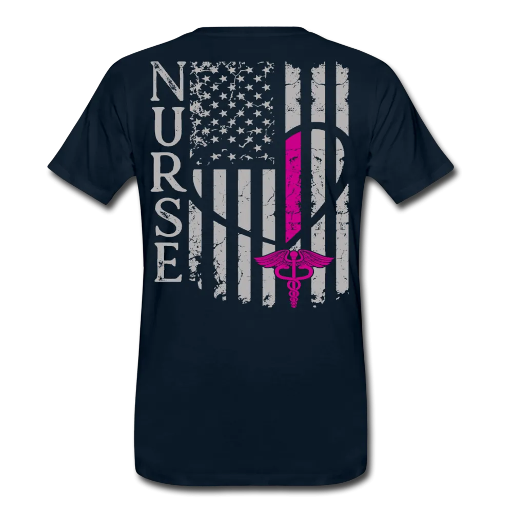 Nurse Flag Men's Premium T-Shirt (CK1213) Updated 