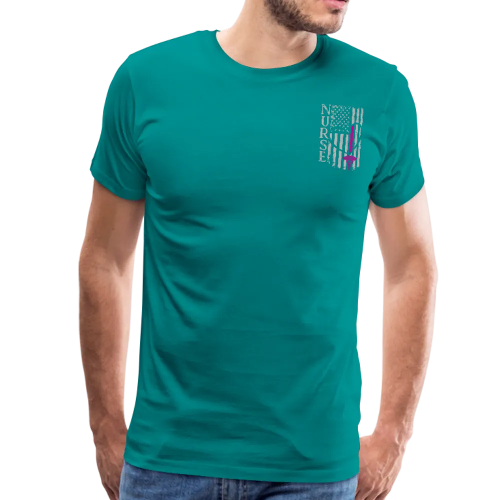 Nurse Flag Men's Premium T-Shirt (CK1213) Updated 