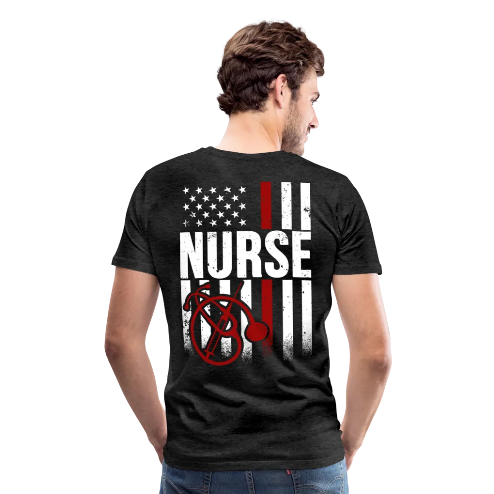 Nurse Flag Men's Premium T-Shirt (CK4201)
