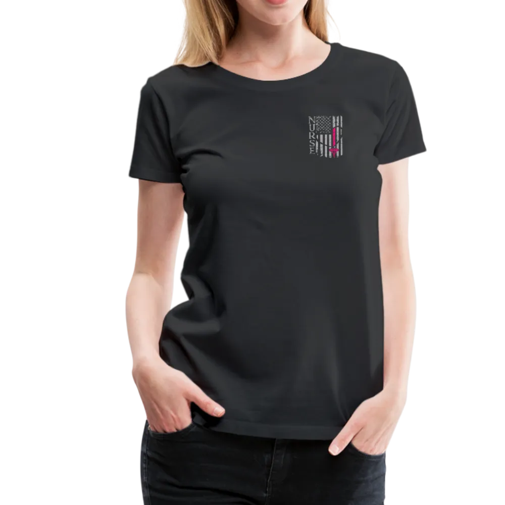 Nurse Flag Women’s Premium T-Shirt (CK1213)