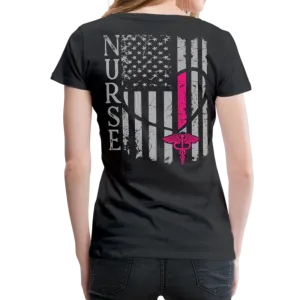 Nurse Flag Women’s Premium T-Shirt (CK1213)