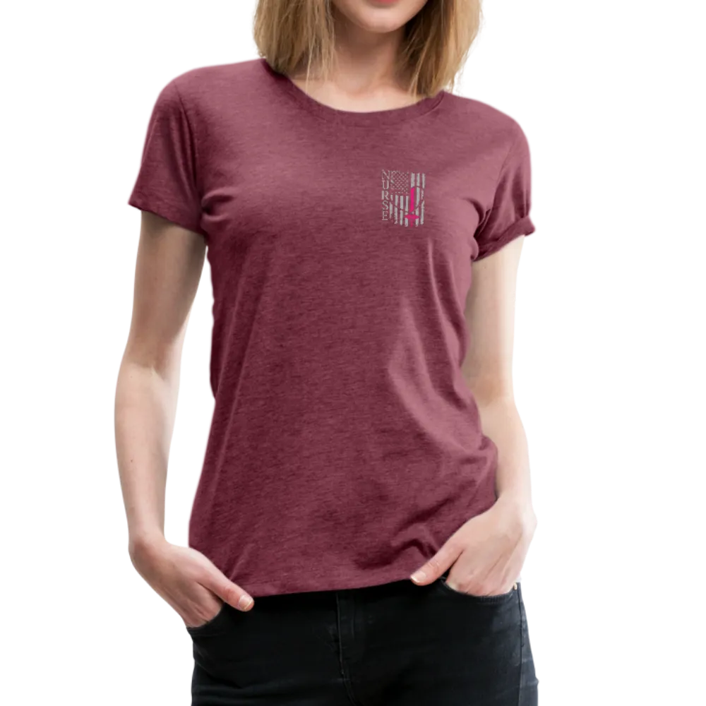 Nurse Flag Women’s Premium T-Shirt (CK1213)