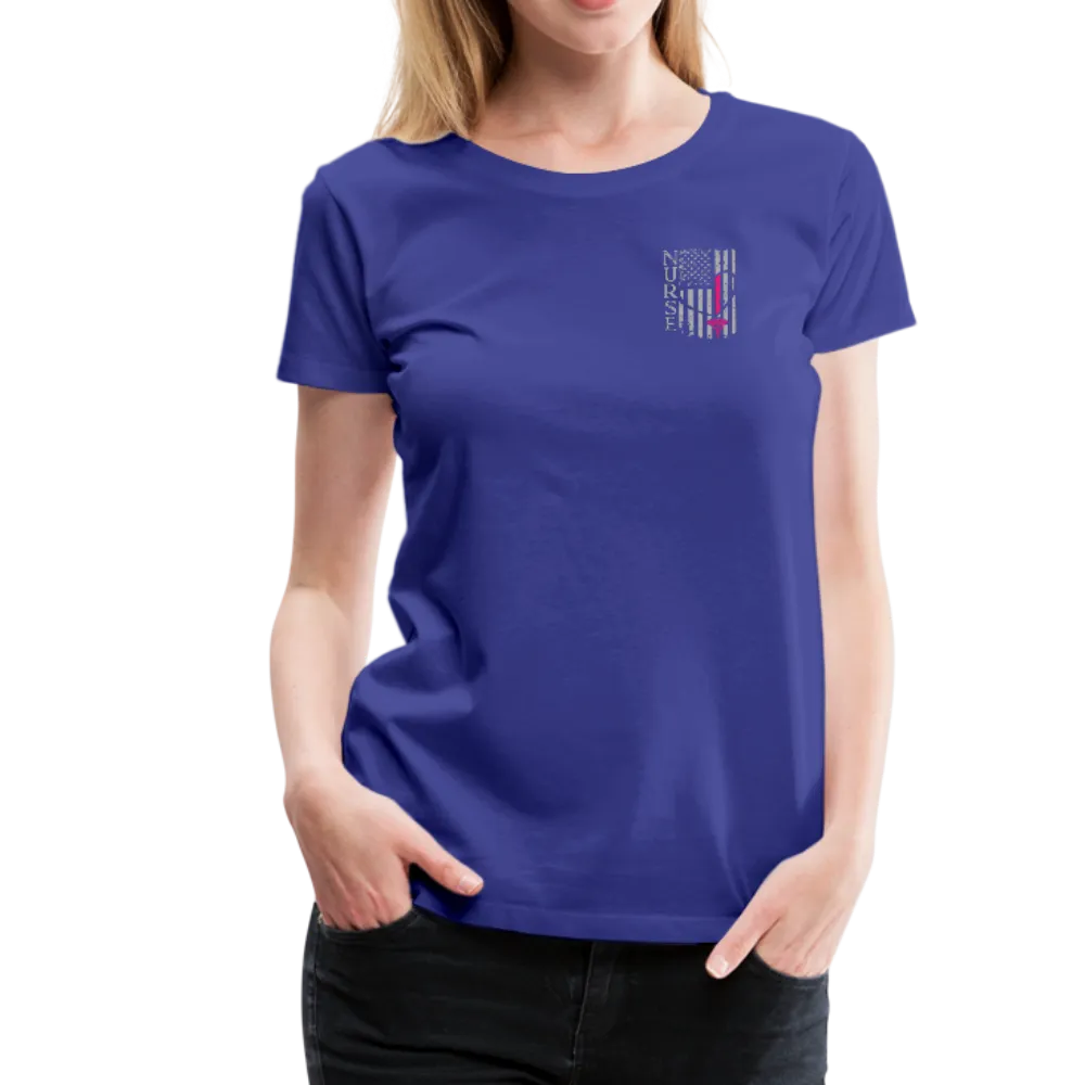 Nurse Flag Women’s Premium T-Shirt (CK1213)