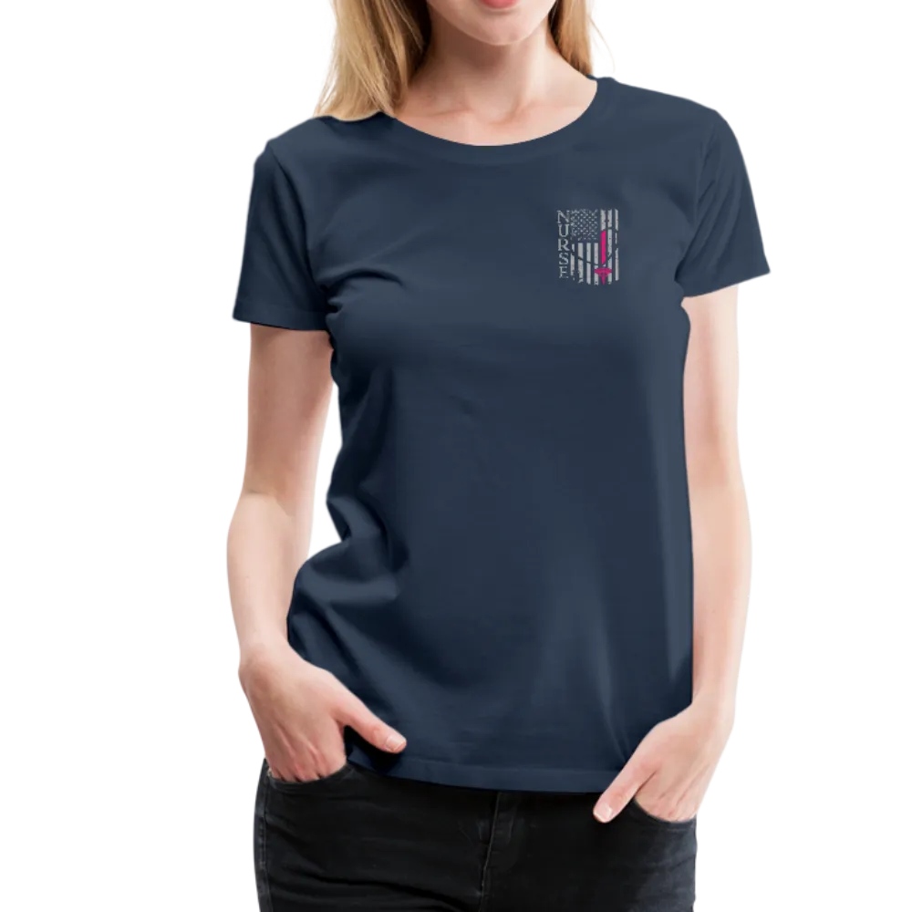 Nurse Flag Women’s Premium T-Shirt (CK1213)
