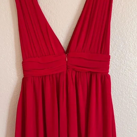 NWOT Heavenly Hues Red Maxi Dress Gown Gala
