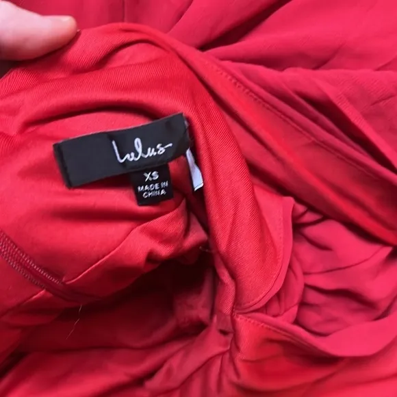 NWOT Heavenly Hues Red Maxi Dress Gown Gala