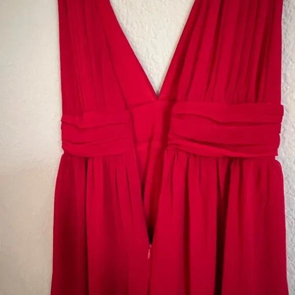 NWOT Heavenly Hues Red Maxi Dress Gown Gala