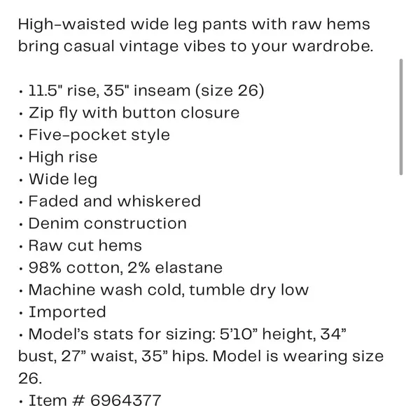 NWOT joes jeans, stretch size 31, raw hem