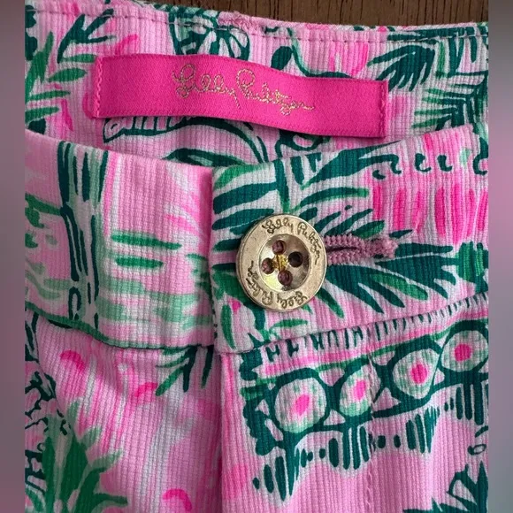 NWOT Lilly Pulitzer Callahan Shorts SZ 0 Mandevilla Baby Always Worth It