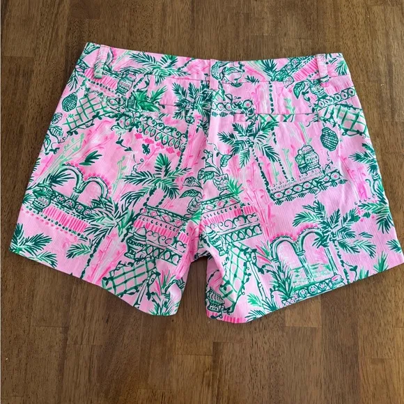NWOT Lilly Pulitzer Callahan Shorts SZ 0 Mandevilla Baby Always Worth It