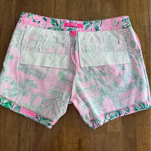 NWOT Lilly Pulitzer Callahan Shorts SZ 0 Mandevilla Baby Always Worth It