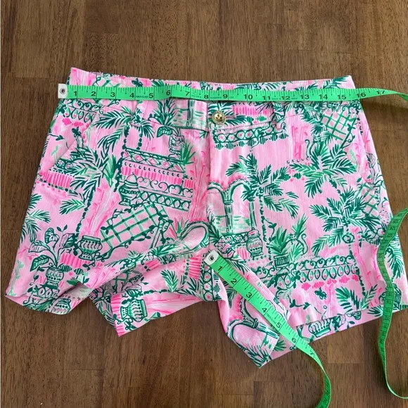 NWOT Lilly Pulitzer Callahan Shorts SZ 0 Mandevilla Baby Always Worth It