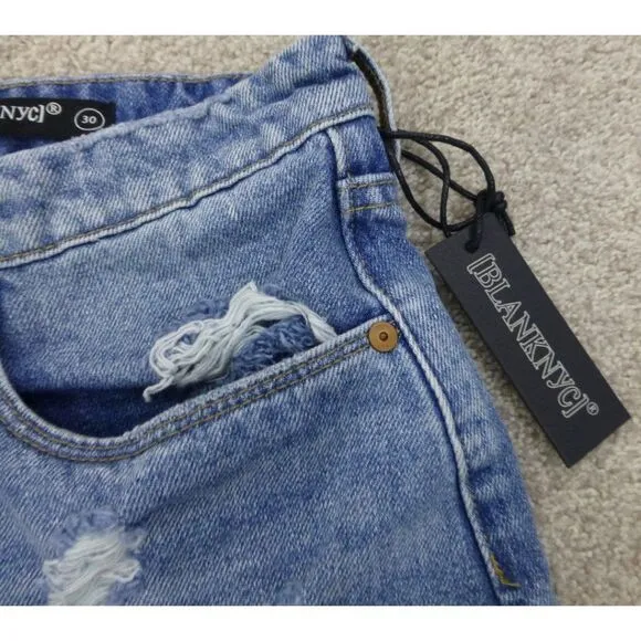 NWT Blank NYC Shorts The Barrow, Vintage High-Rise Short (Cruise Control) 30