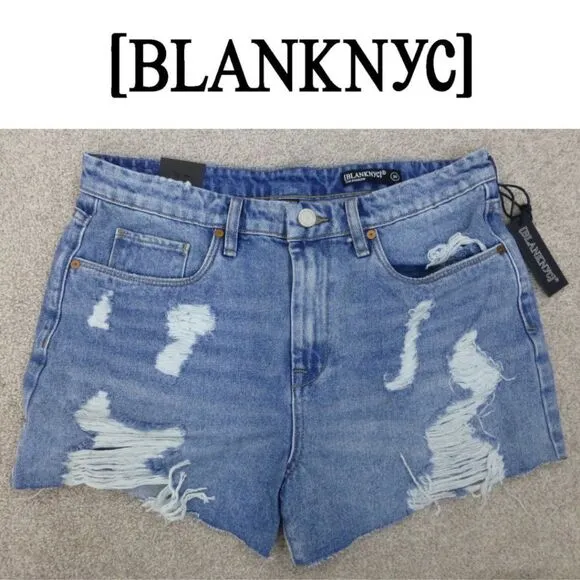 NWT Blank NYC Shorts The Barrow, Vintage High-Rise Short (Cruise Control) 30