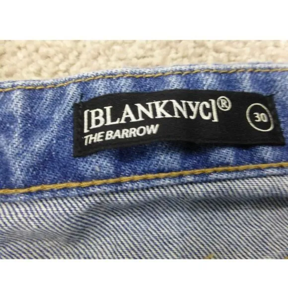 NWT Blank NYC Shorts The Barrow, Vintage High-Rise Short (Cruise Control) 30