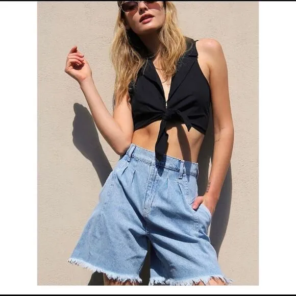 NWT Free People Venice Culotte Shorts 25 High Rise