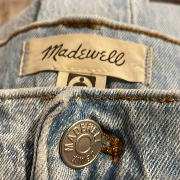 NWT | Madewell The Perfect Vintage Straight Distressed Denim Westanna Wash Sz 29