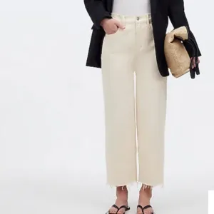 NWT Madewell The Perfect Vintage Wide-Leg Crop Jean Natural Canvas SZ 31