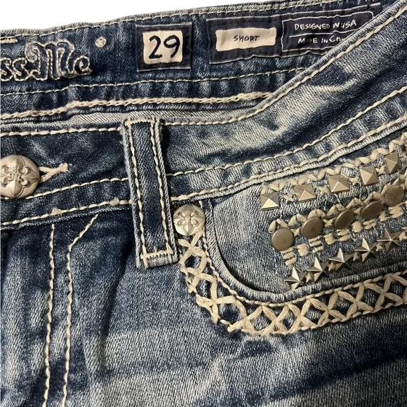 NWT Miss Me Embellished Jean Shorts