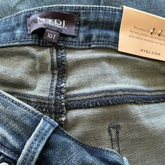 NWT NYDJ Sheri Slim Jeans In Color  Playlist 10 Tall