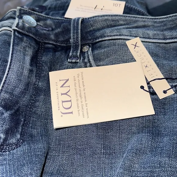 NWT NYDJ Sheri Slim Jeans In Color  Playlist 10 Tall