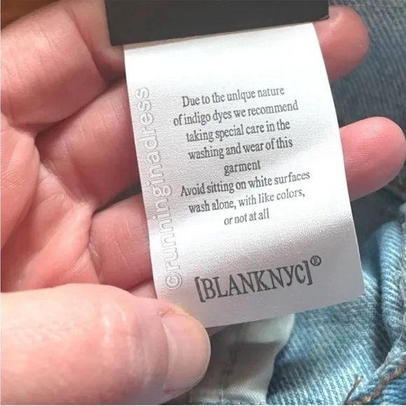 NWT Revolve Blank NYC The Barrow Vintage High-Rise Light Wash Distressed Shorts