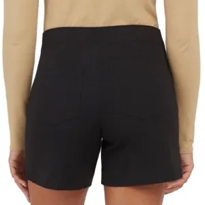 NWT Spanx On-the-Go Shorts Polished Pull On Stretch 6&quot; in Classic Black Size S