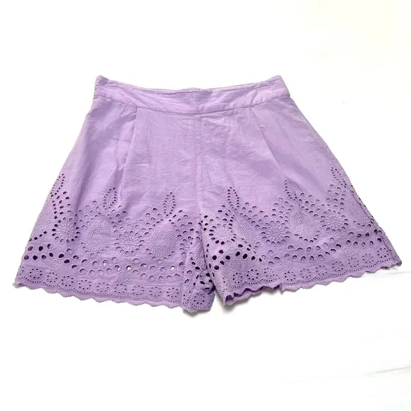 NWT WALTER BAKER NORAH LAVENDER SHORT Size 6