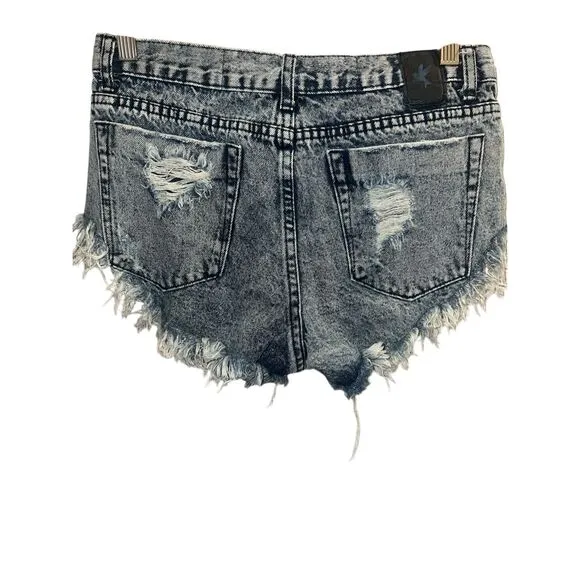 ✨One Teaspoon Orlando ZZ’s Cutoff Sz 25 Shorts✨