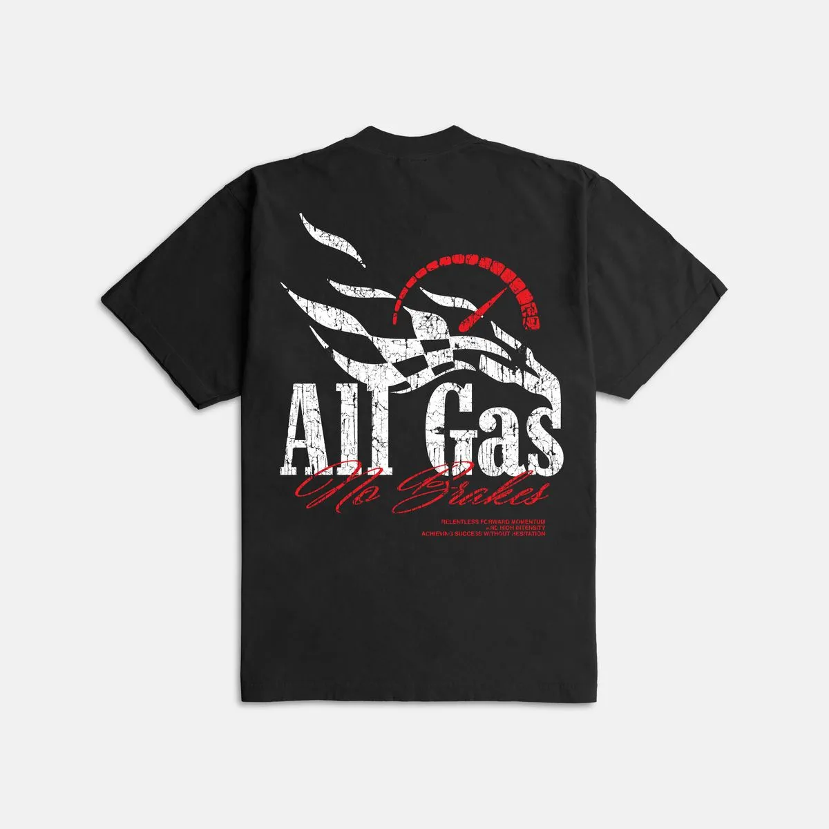 Outrnk All Gas Ultra Heavyweight T-shirt (Black)