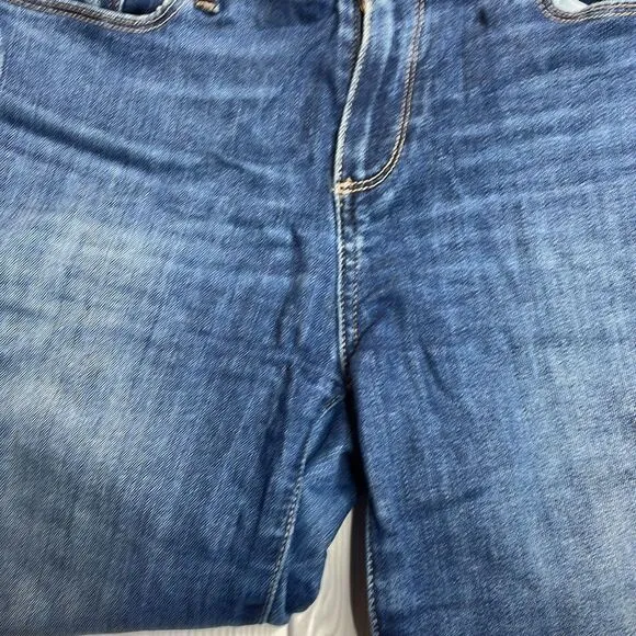 Paige Verdugo Mid Rise Skinny Distressed Ankle Jeans 29