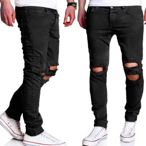 Pantalon Jeans Vintage Homme Coupe Longue