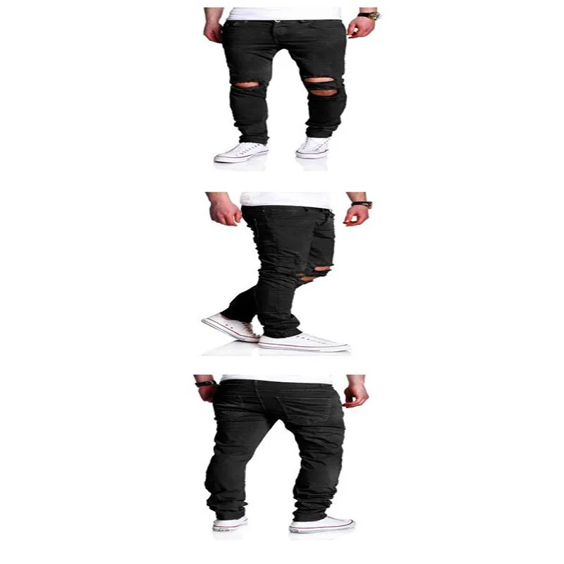 Pantalon Jeans Vintage Homme Coupe Longue