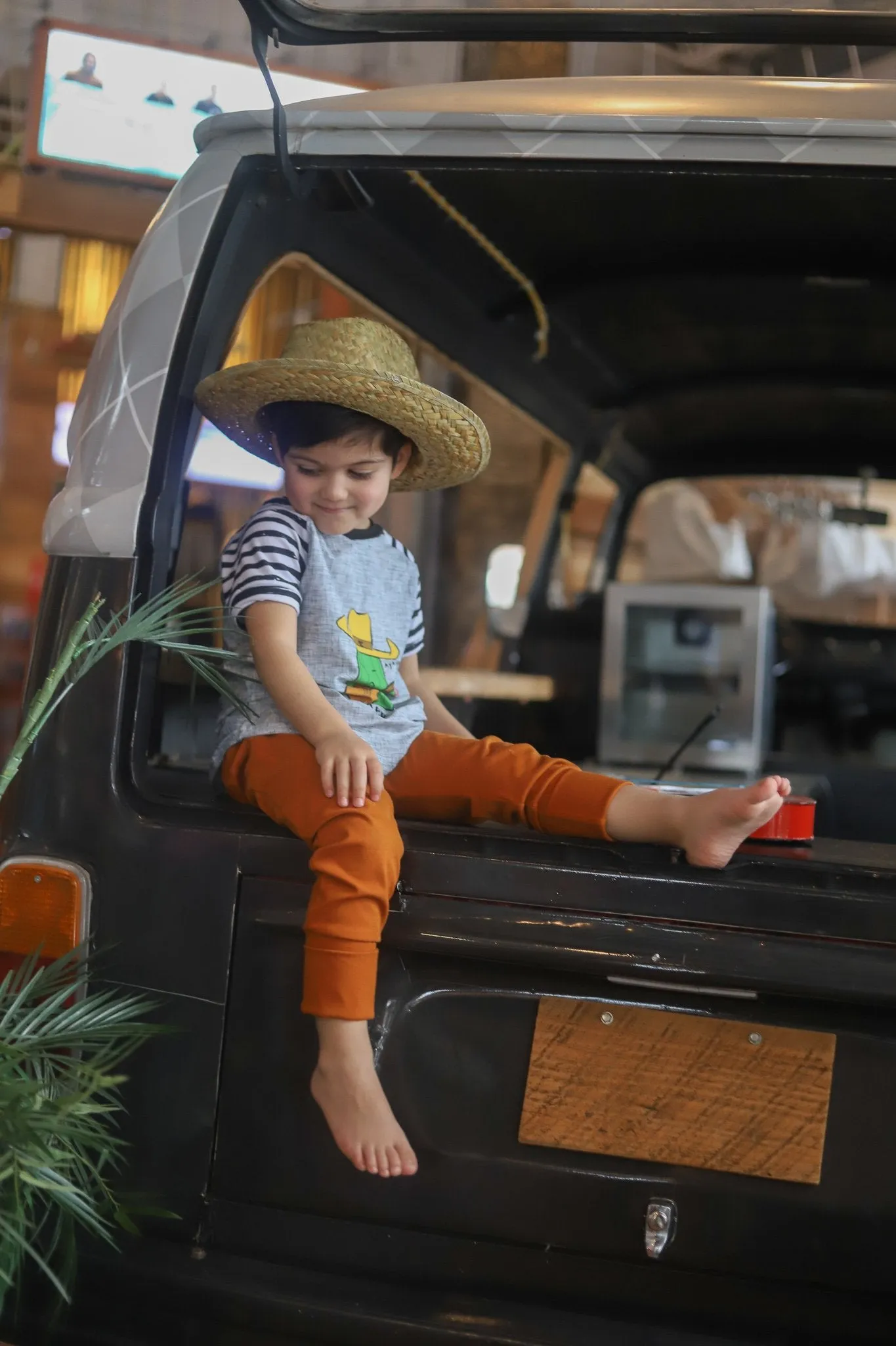 Pantalon évolutif hipster caramel