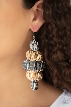 Paparazzi Uptown Edge - Multi Earrings