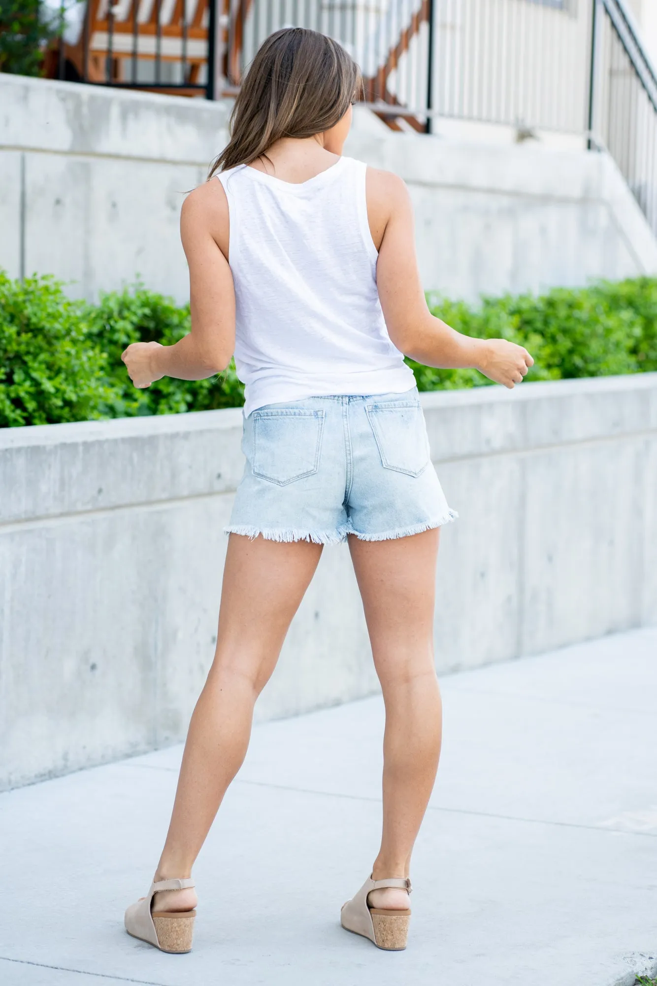 Paper Bag High Rise Shorts