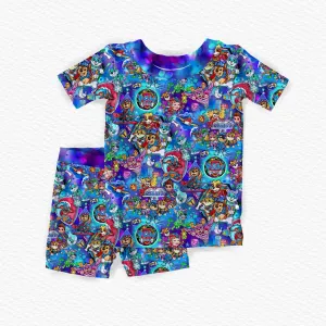 PAWSOME PATROL Short Sleeve Shorts Set