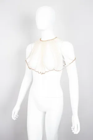 Pearl Chain Capelet