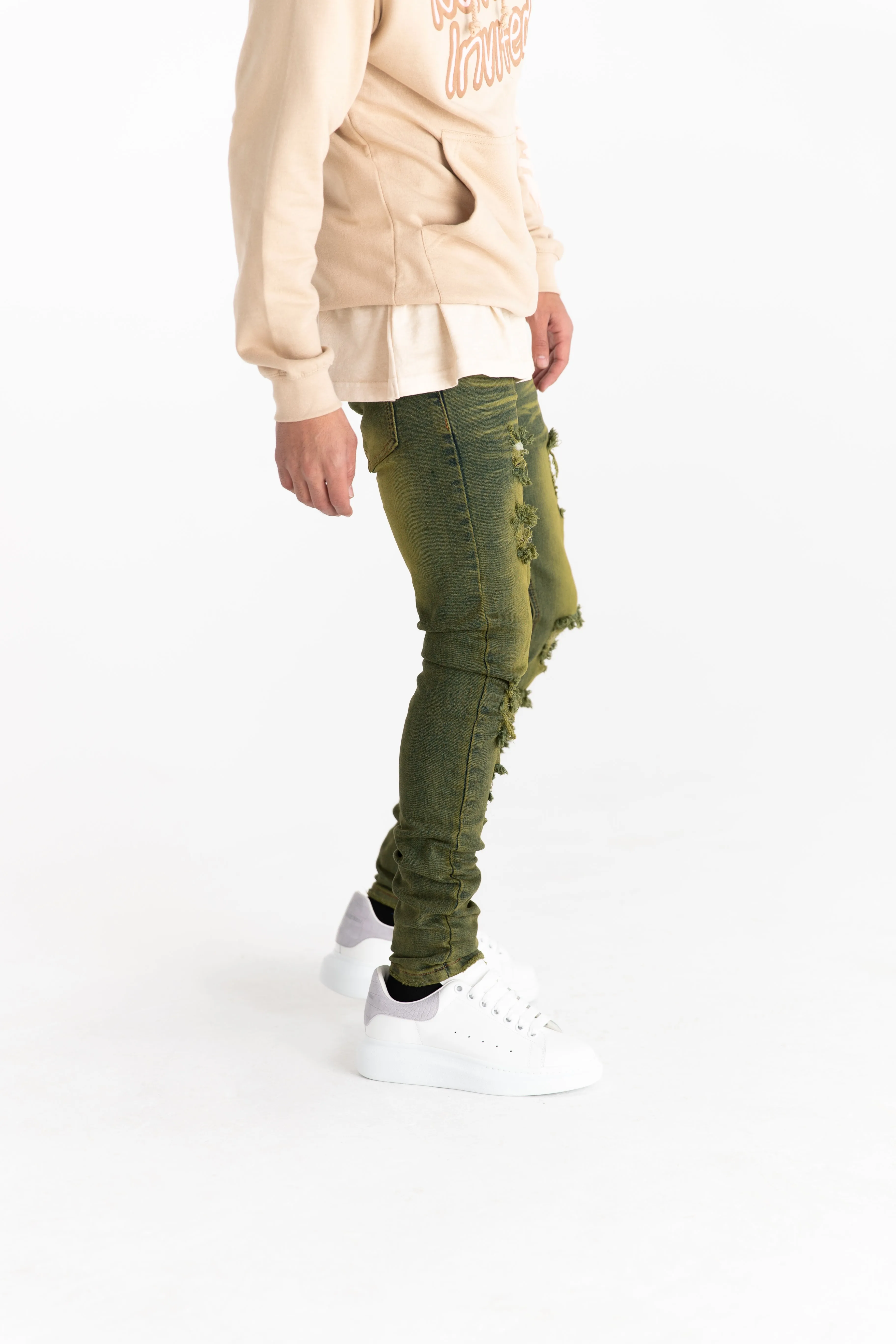 PHEELINGS FOLLOW THROUGH DENIM (FERN GREEN)