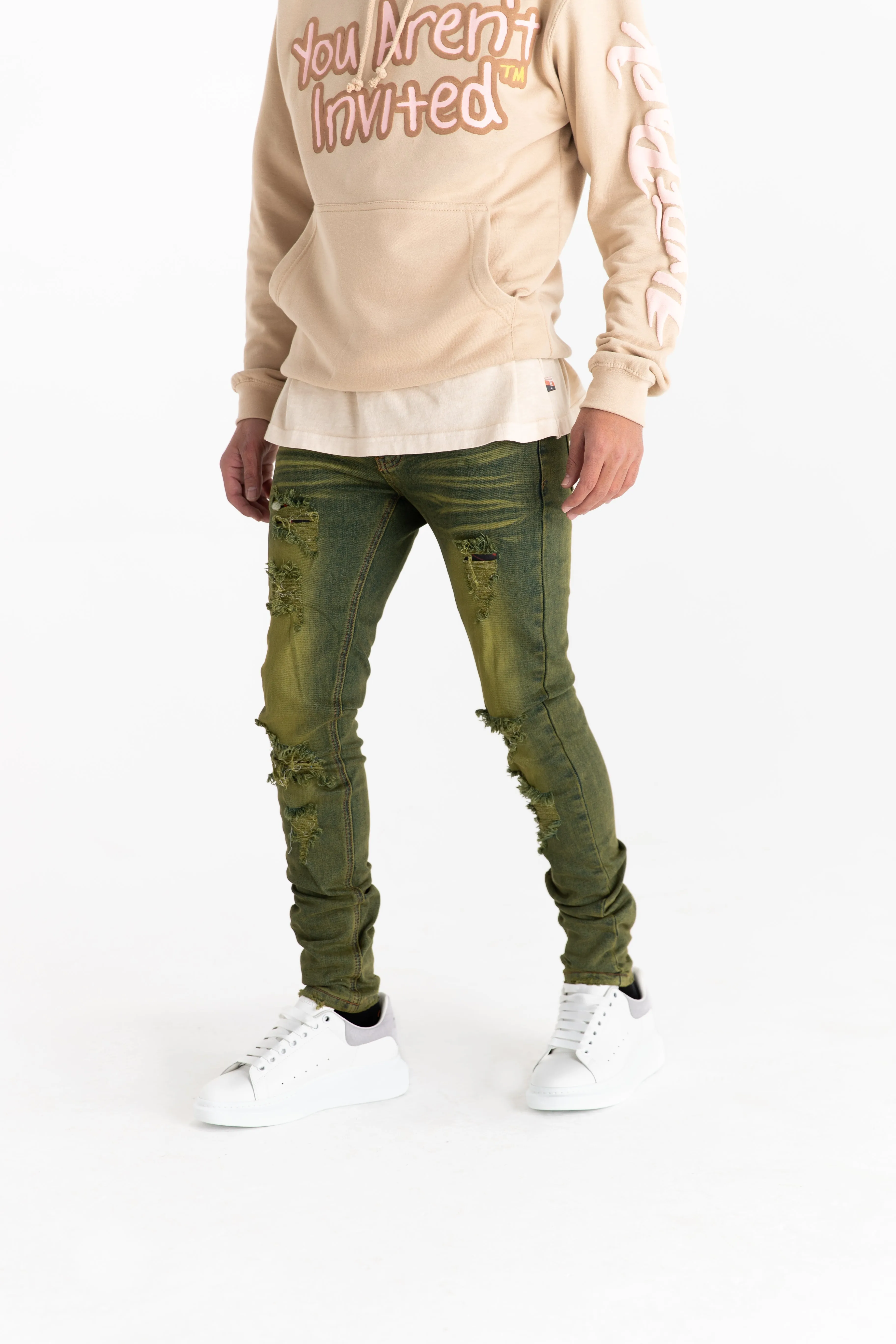 PHEELINGS FOLLOW THROUGH DENIM (FERN GREEN)