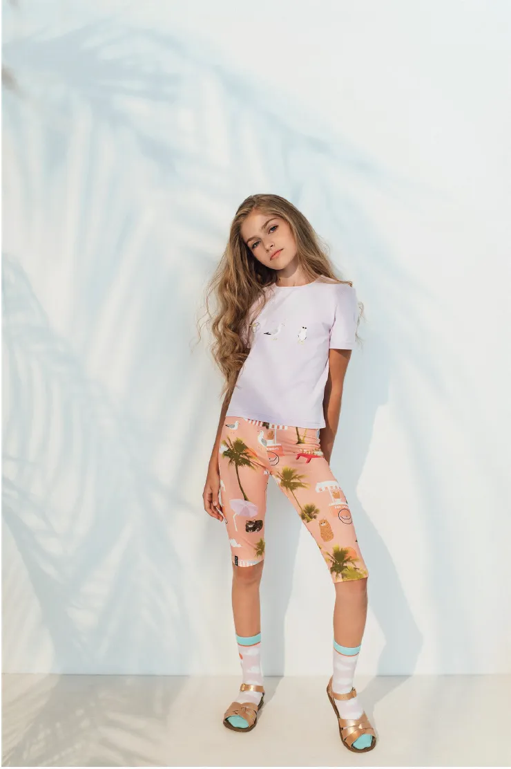 Pink Summer Cycle Shorts