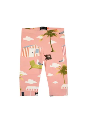 Pink Summer Cycle Shorts