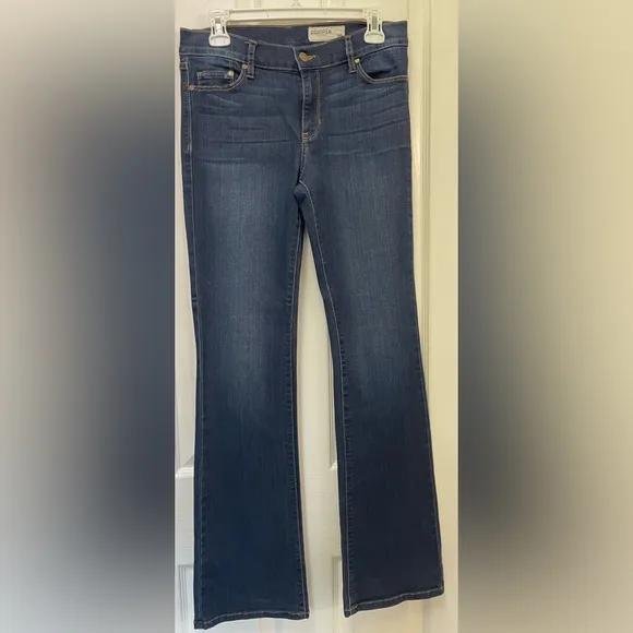 Pistola Stretch Boot Cut Dark-Wash Moody Blue Color Jeans Size 29