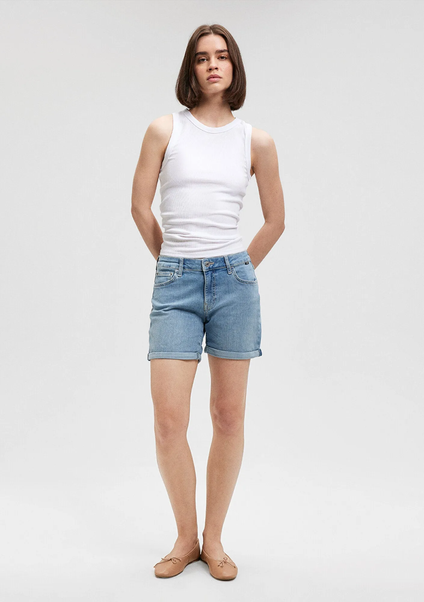 Pixie Shaded Vintage Jean Shorts
