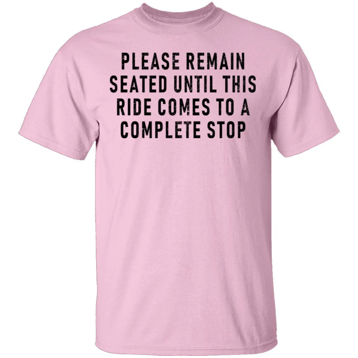Please Remain Seated Until This RIde Comes To A Complete Stop T-Shirt