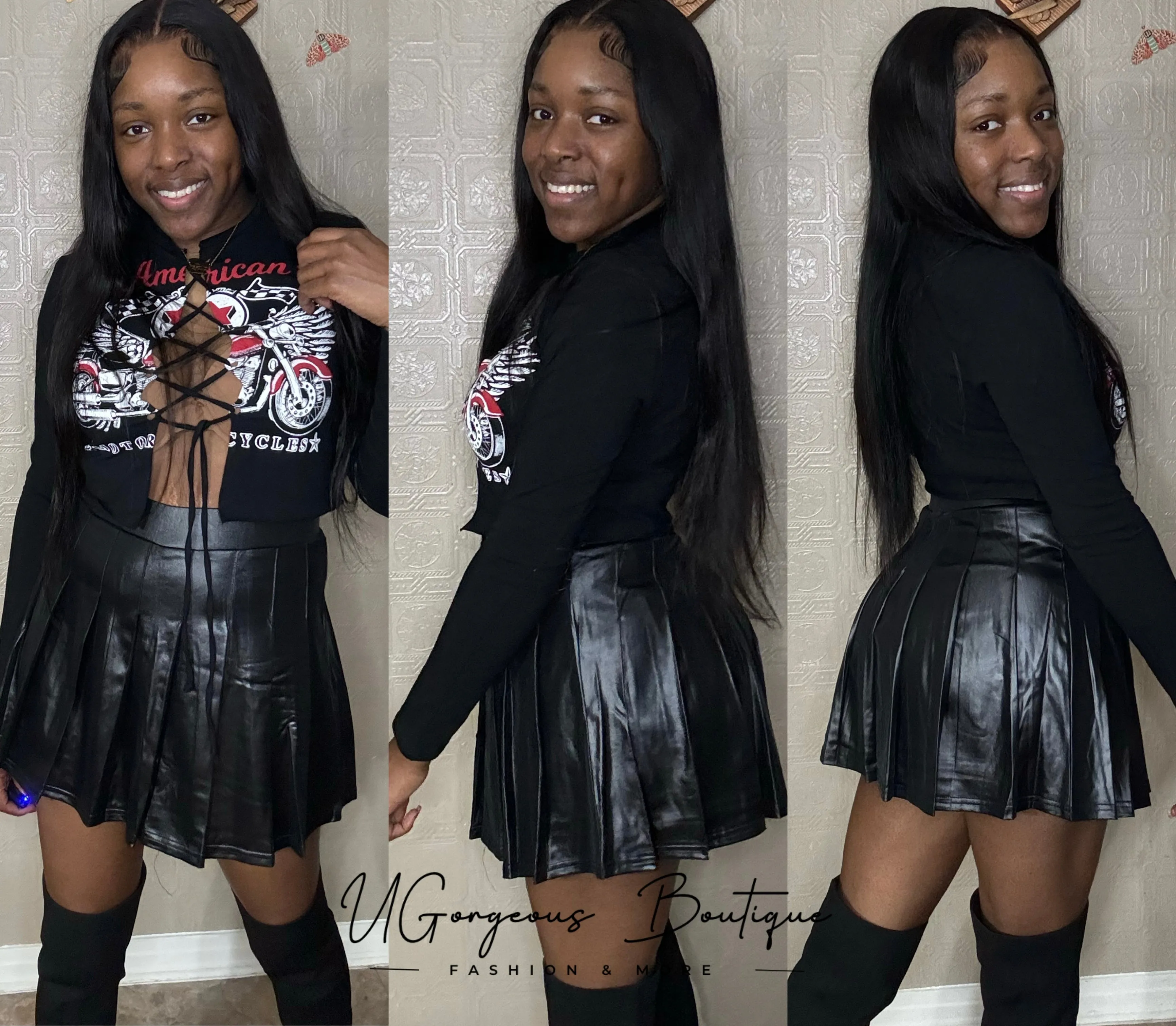 Pleated Skort