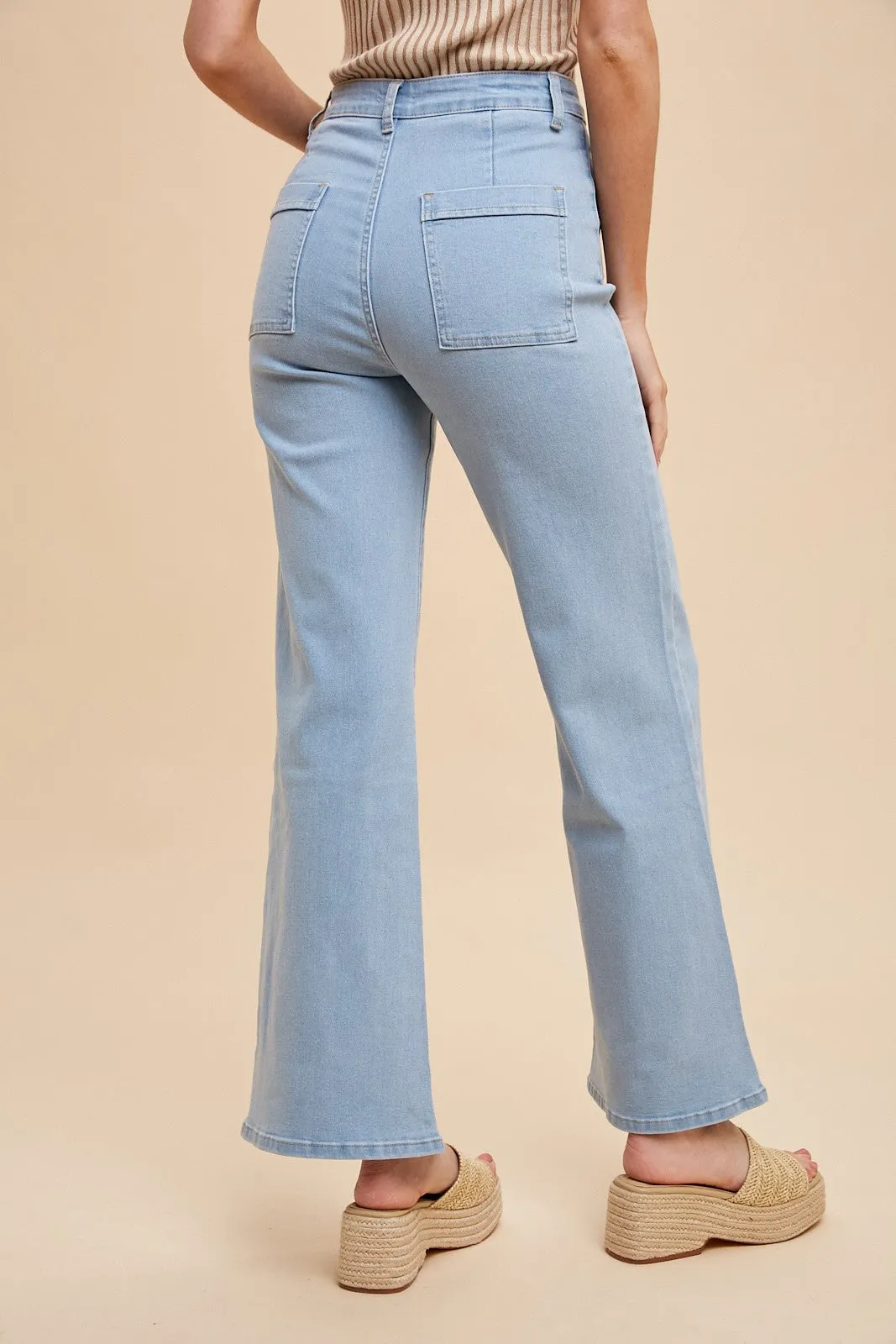 Polly’s Wide Legged Denim Jeans