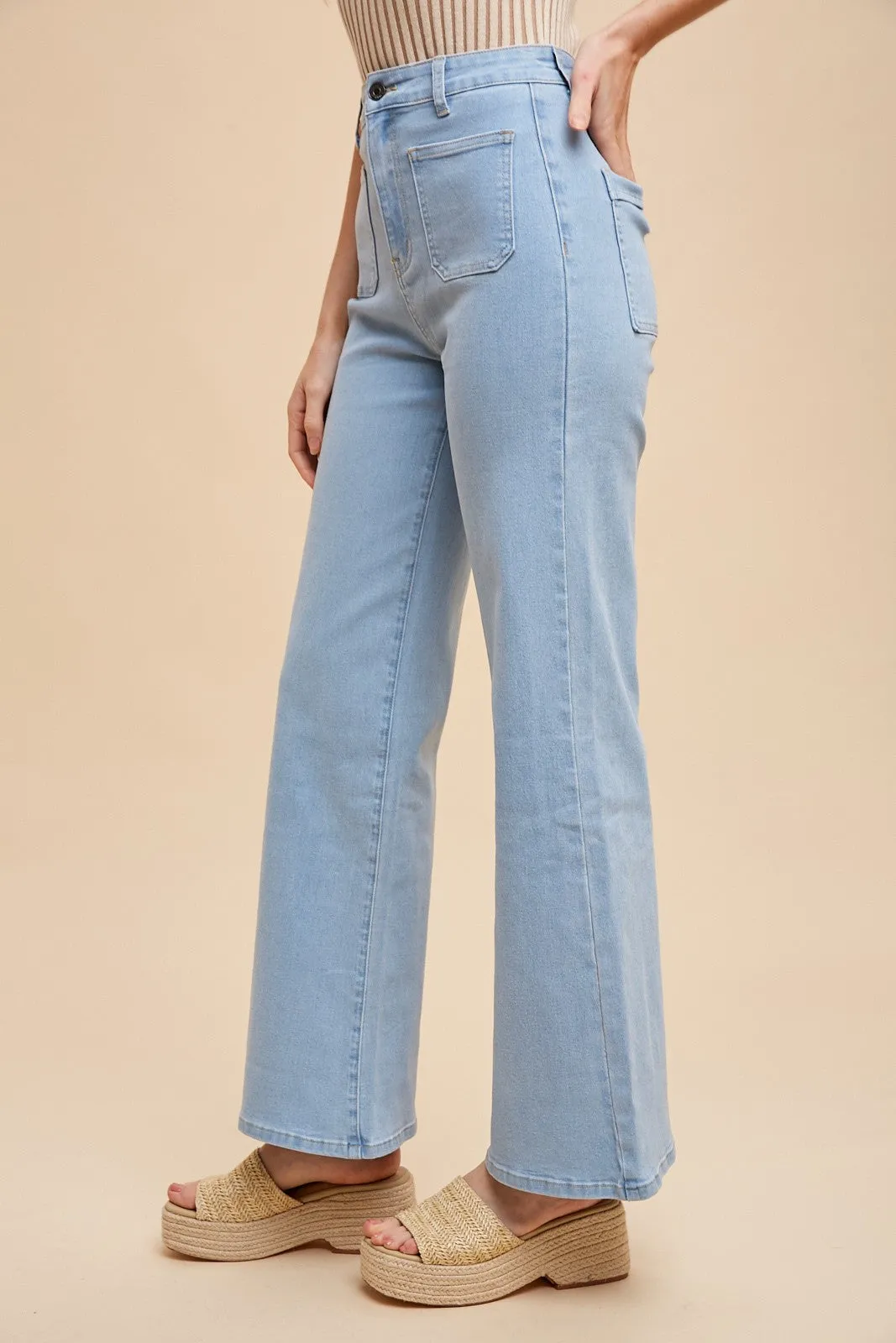 Polly’s Wide Legged Denim Jeans