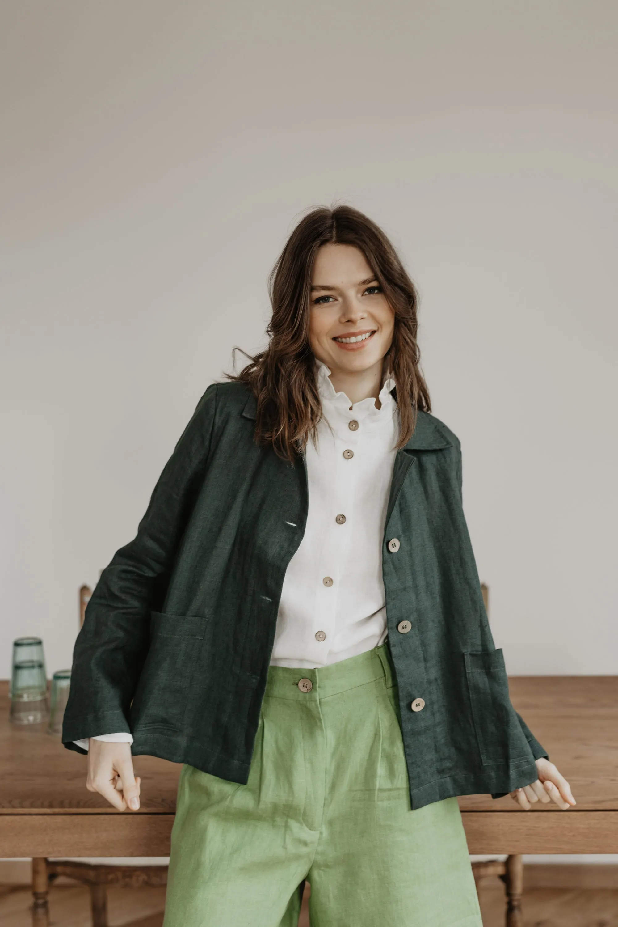 Preila Linen Jacket