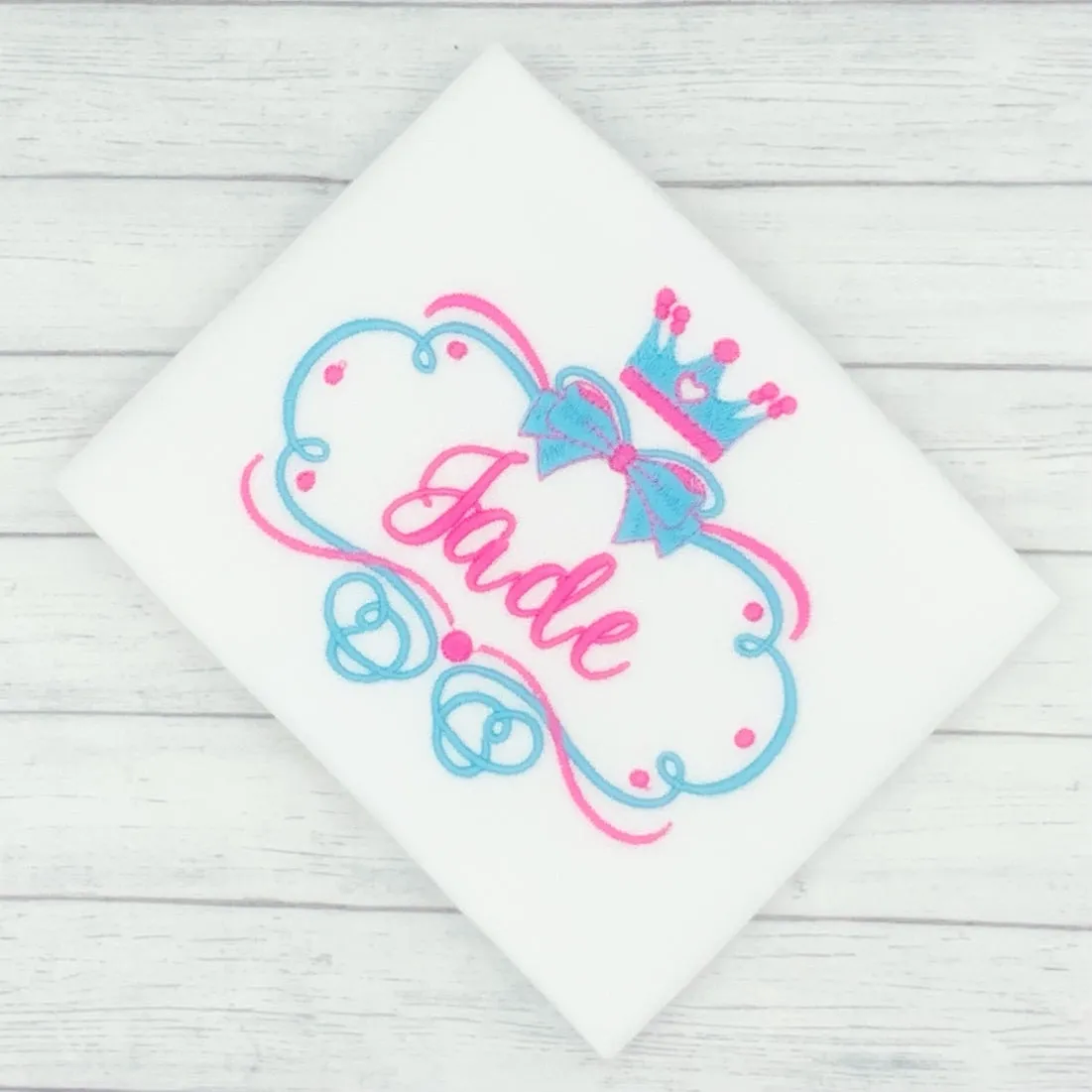 Princess Frame Blue/Pink Bodysuit